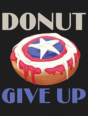 Tableau intissé - Donut Géant Marvel