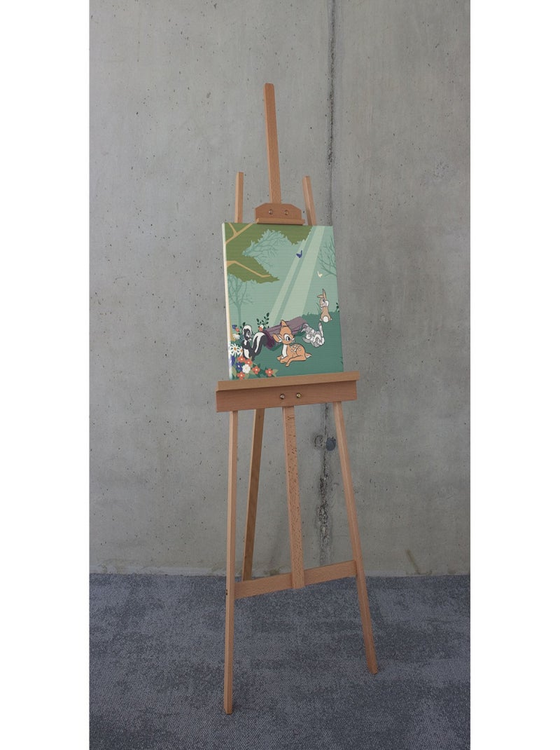 Tableau intissé Bambi - Life in the Forest Multicolore - Kiabi