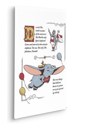 Tableau intissé Dumbo the Flying Elephant