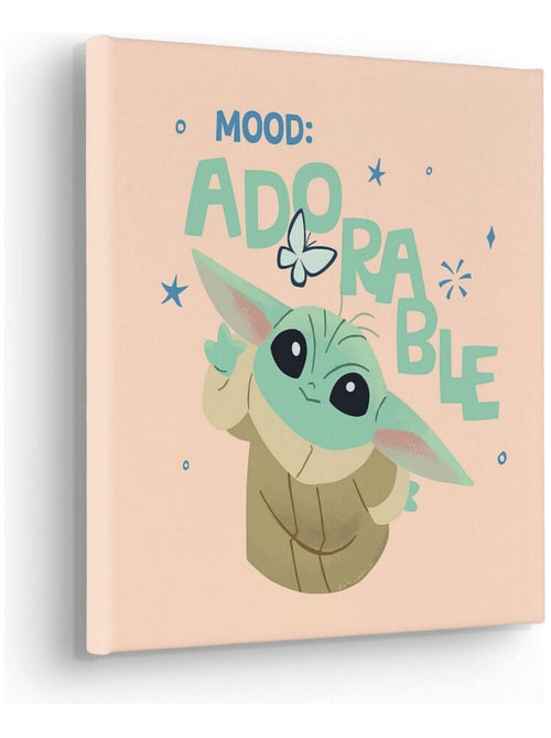 Tableau intissé Le Mandalorien - Petit Grogu Adorable - Kiabi