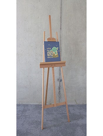 Tableau intissé Le Mandolorien - Petit Grogu Qui Mange