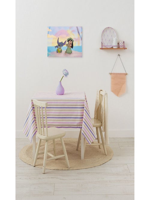 Tableau intissé Lilo et Stitch dansent - Kiabi