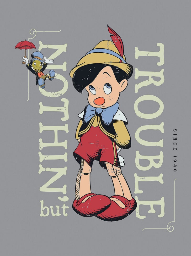 Tableau intissé Pinocchio Timide Multicolore - Kiabi