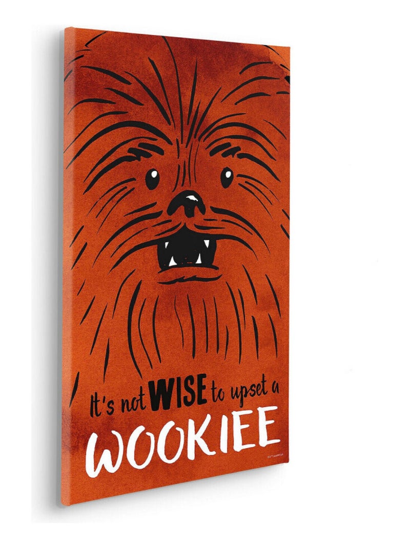 Tableau intissé Star Wars - Les Wookies Multicolore - Kiabi