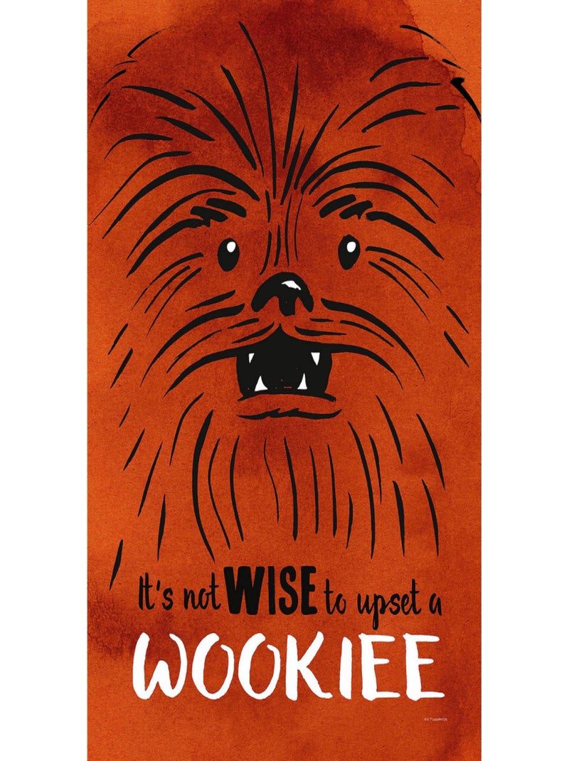 Tableau intissé Star Wars - Les Wookies Multicolore - Kiabi