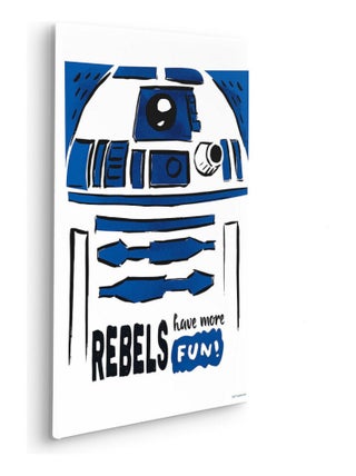 Tableau intissé Star Wars - R2D2