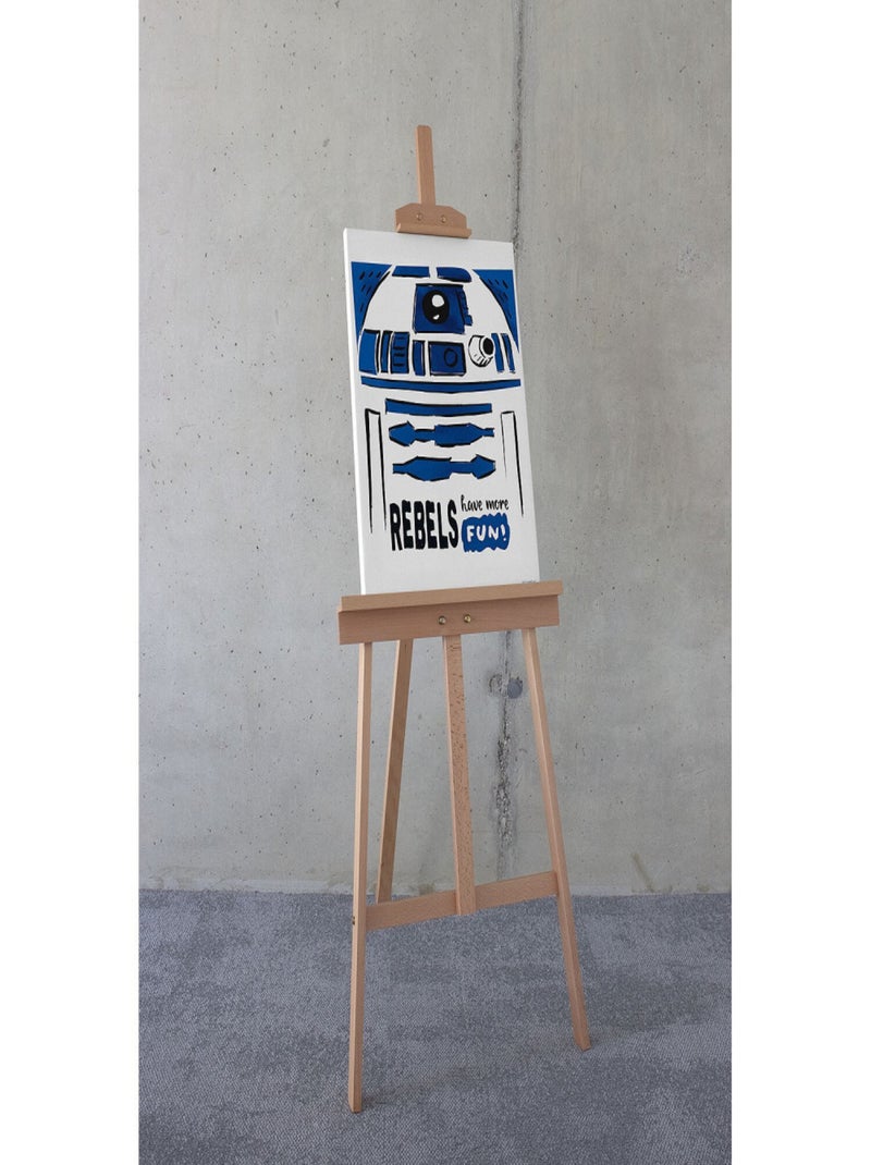 Tableau intissé Star Wars - R2D2 Multicolore - Kiabi