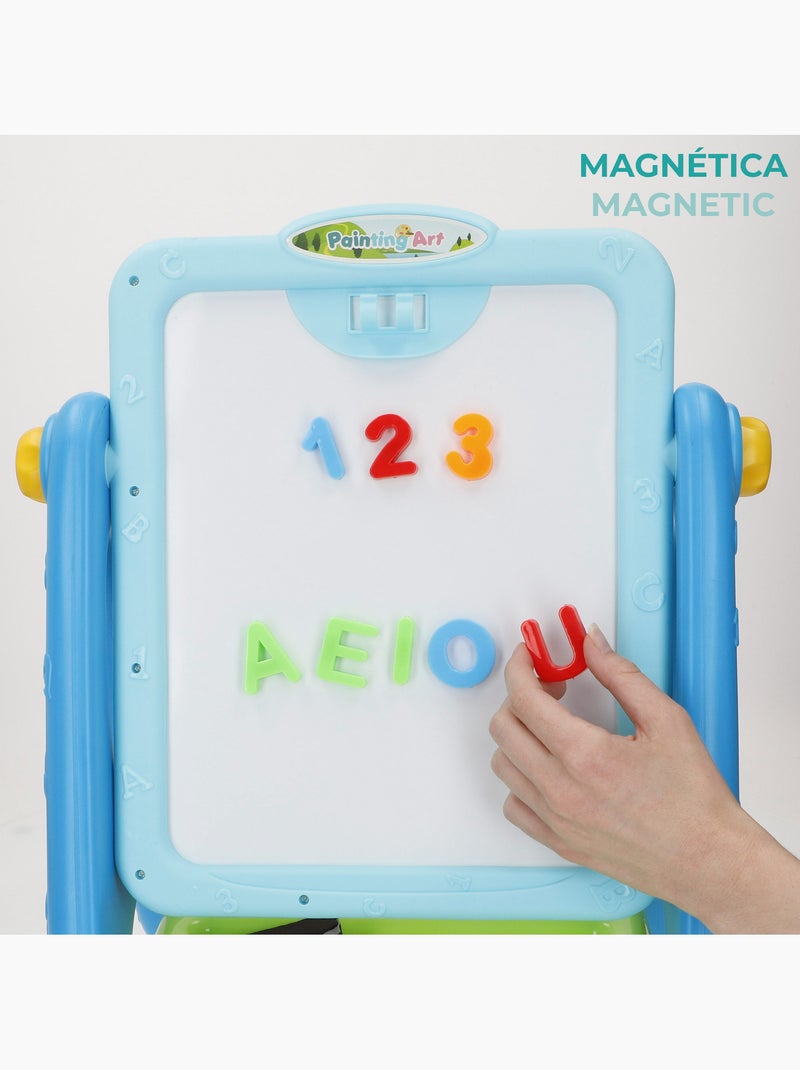 Tableau magnétique 2 en 1 avec chiffres et lettres good idea N/A - Kiabi
