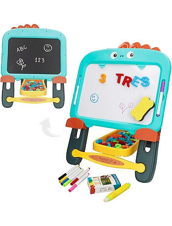 Tableau magnétique 2-en-1 réglable en hauteur avec accessoires good idea