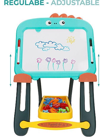 Tableau magnétique 2-en-1 réglable en hauteur avec accessoires good idea