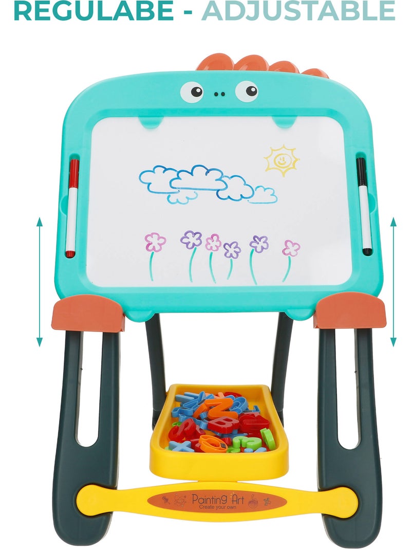 Tableau magnétique 2-en-1 réglable en hauteur avec accessoires good idea N/A - Kiabi