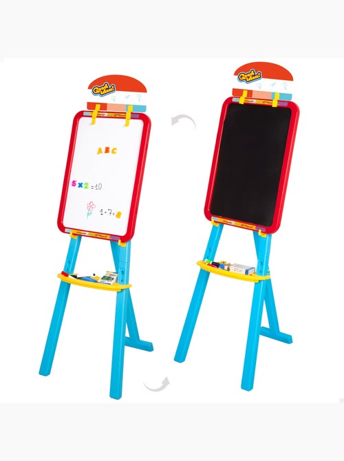 Tableau magnétique double face avec chevalet réglable et accessoires colorbaby good idea! - Kiabi Tableau magnétique double face avec chevalet réglable et accessoires colorbaby good idea! - Kiabi