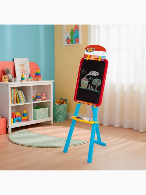 Tableau magnétique double face avec chevalet réglable et accessoires colorbaby good idea! - Kiabi Tableau magnétique double face avec chevalet réglable et accessoires colorbaby good idea! - Kiabi