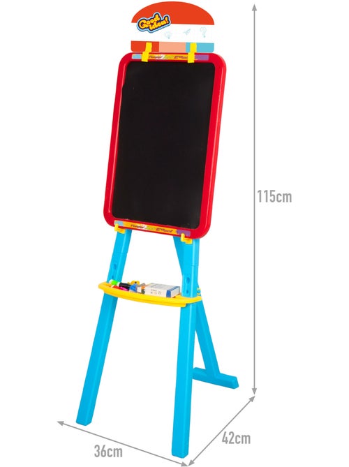 Tableau magnétique double face avec chevalet réglable et accessoires colorbaby good idea! - Kiabi Tableau magnétique double face avec chevalet réglable et accessoires colorbaby good idea! - Kiabi