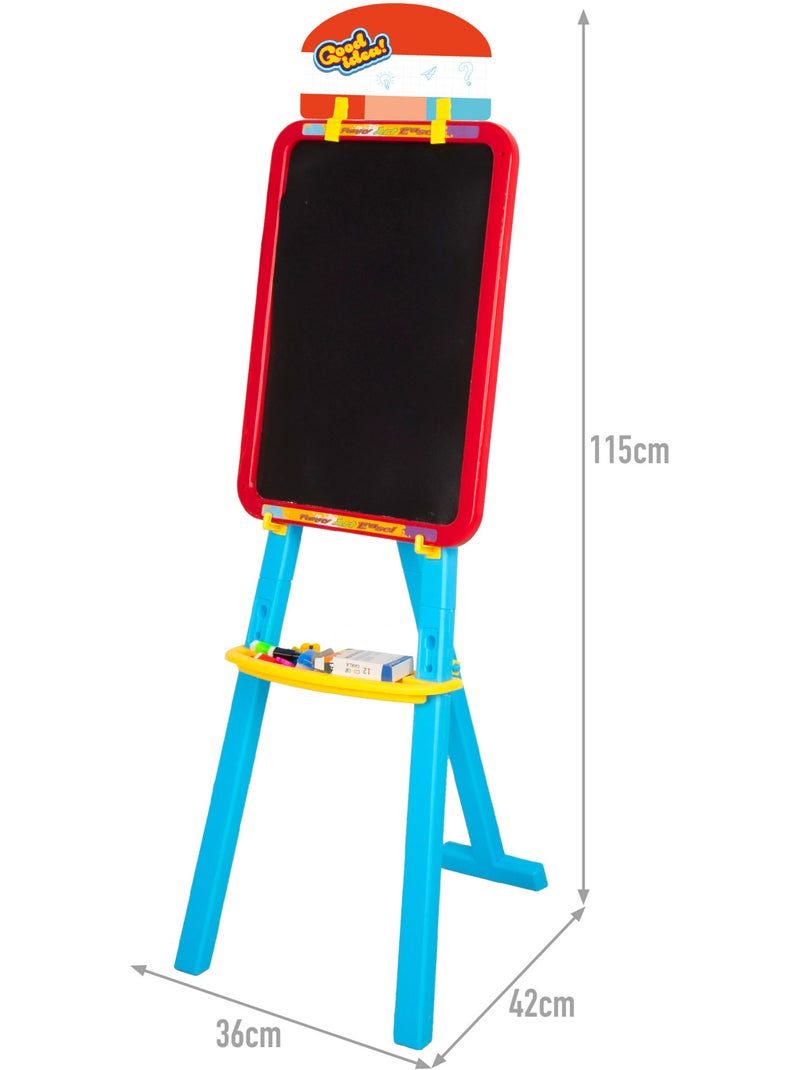 Tableau magnétique double face avec chevalet réglable et accessoires colorbaby good idea! N/A - Kiabi