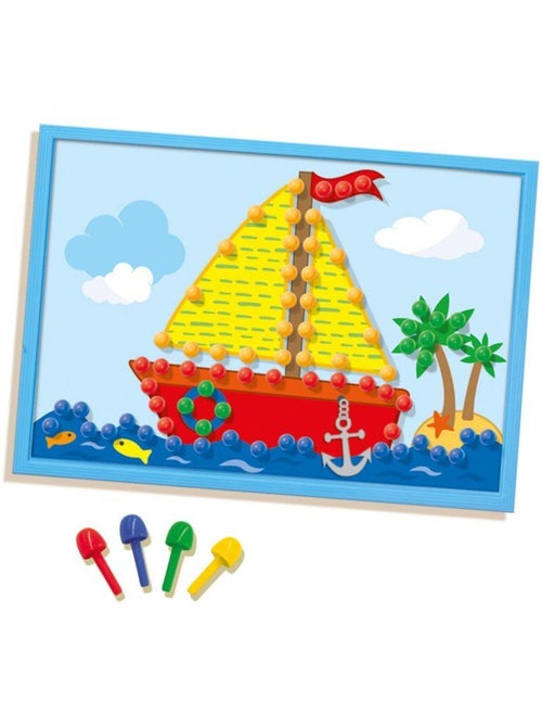 Tableau mosaïque avec cartes - Kiabi