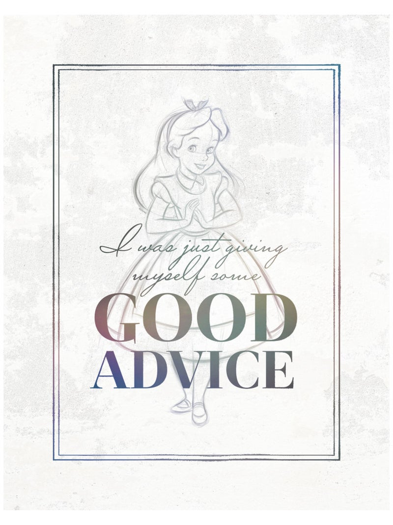 Tableau mural alice just saying 40x30 cm Multicolore - Kiabi