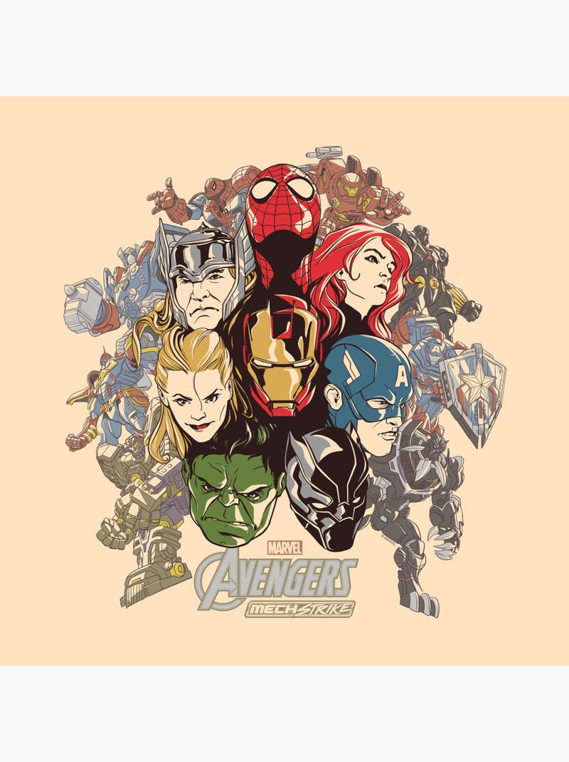 Tableau mural avengers strike back 40x40 cm Multicolore - Kiabi