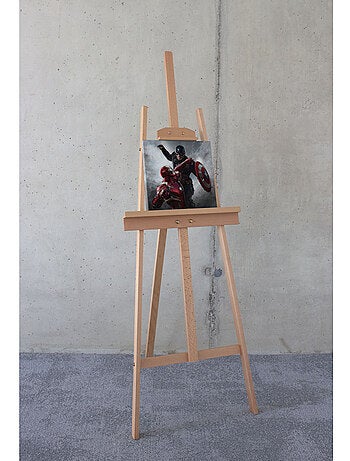 Tableau mural captain america vs. Iron man 30x30 cm