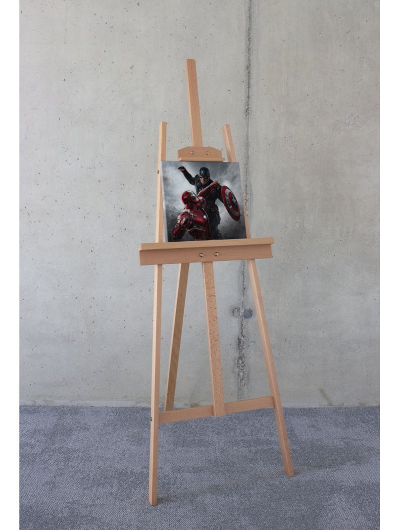 Tableau mural captain america vs. Iron man 30x30 cm Multicolore - Kiabi