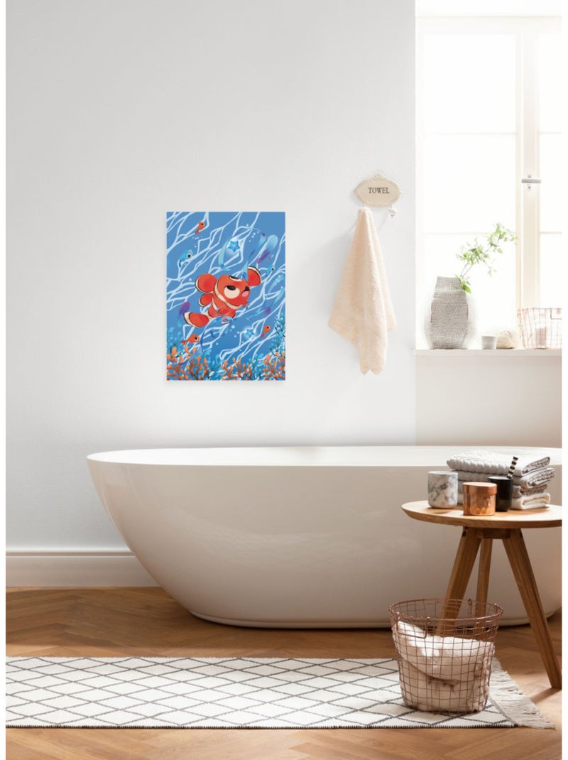 Tableau mural carefree nemo 60x40 cm Multicolore - Kiabi