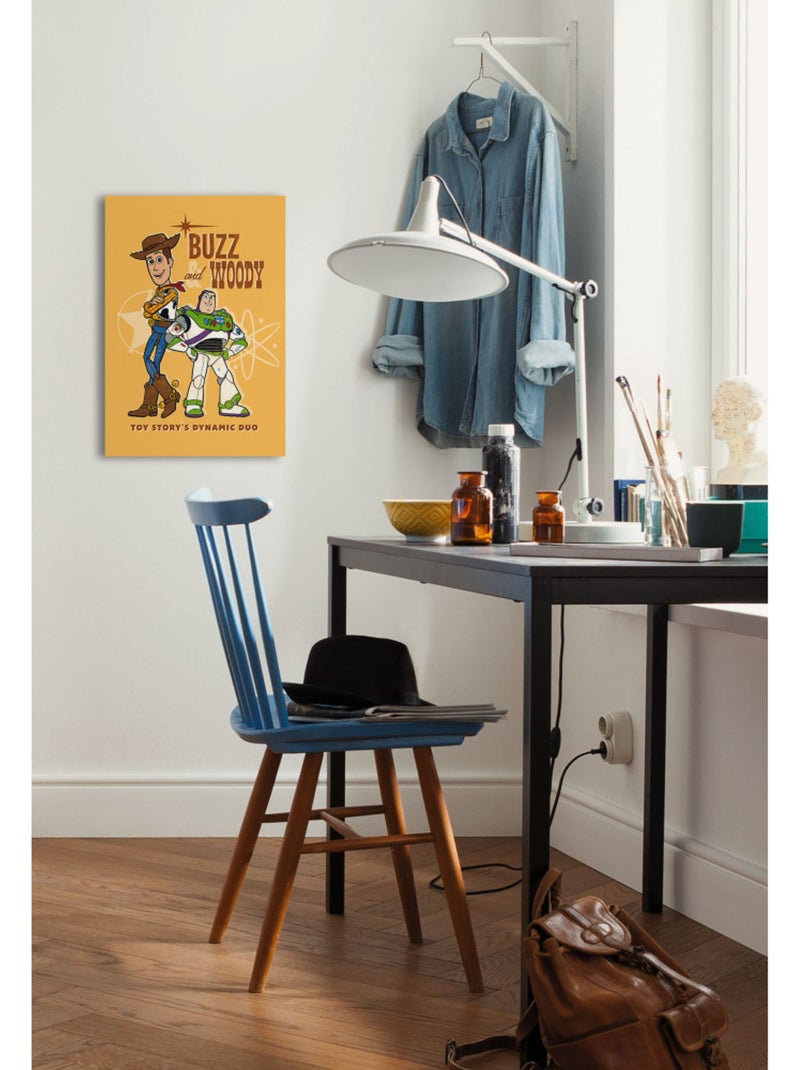 Tableau mural disney and pixar toy story buzz and woody 60x40 cm Multicolore - Kiabi
