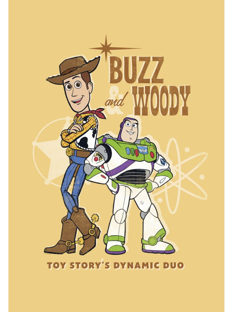 Tableau mural disney and pixar toy story buzz and woody 60x40 cm Multicolore - Kiabi