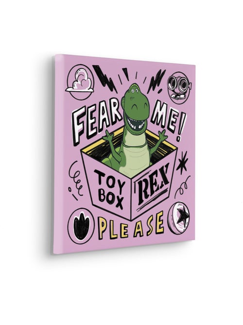 Tableau mural disney and pixar toy story fear me please 40x40 cm - Kiabi
