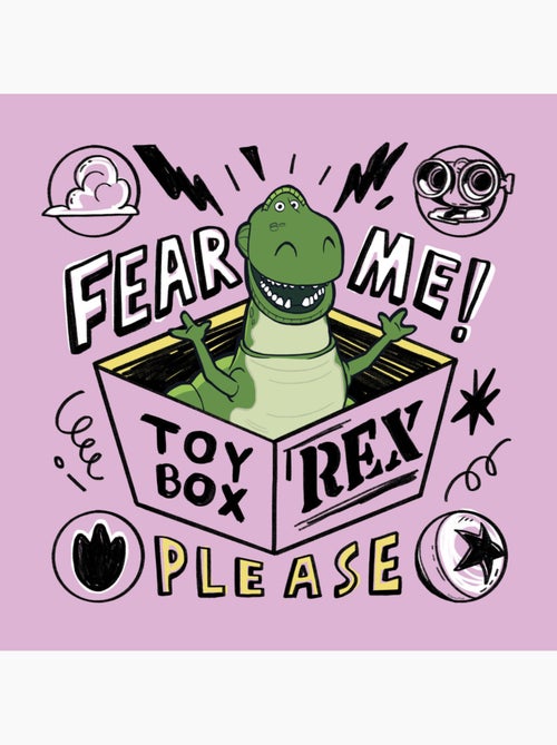Tableau mural disney and pixar toy story fear me please 40x40 cm - Kiabi