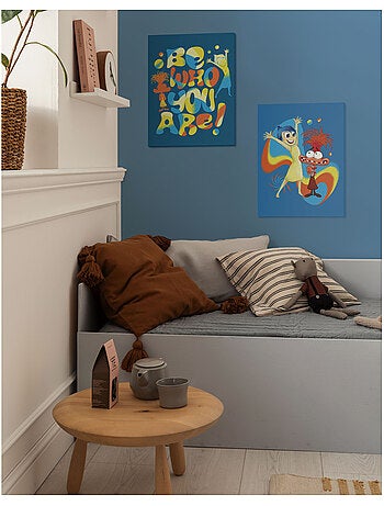 Tableau mural disney and pixar vice versa be who you are 40x30 cm