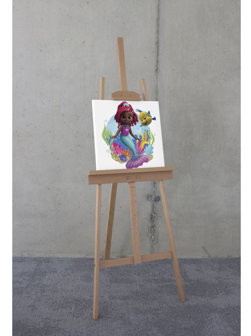 Tableau mural disney ariel baby mermaid 40x40 cm - Kiabi