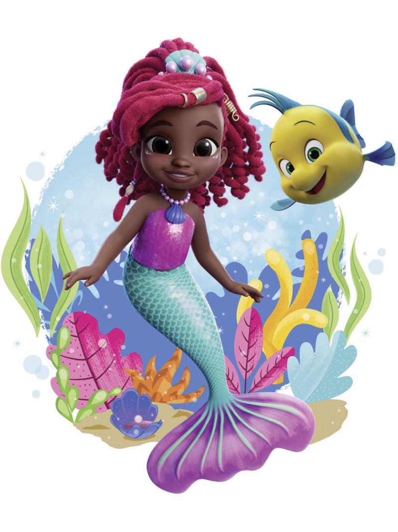 Tableau mural disney ariel baby mermaid 40x40 cm Multicolore - Kiabi