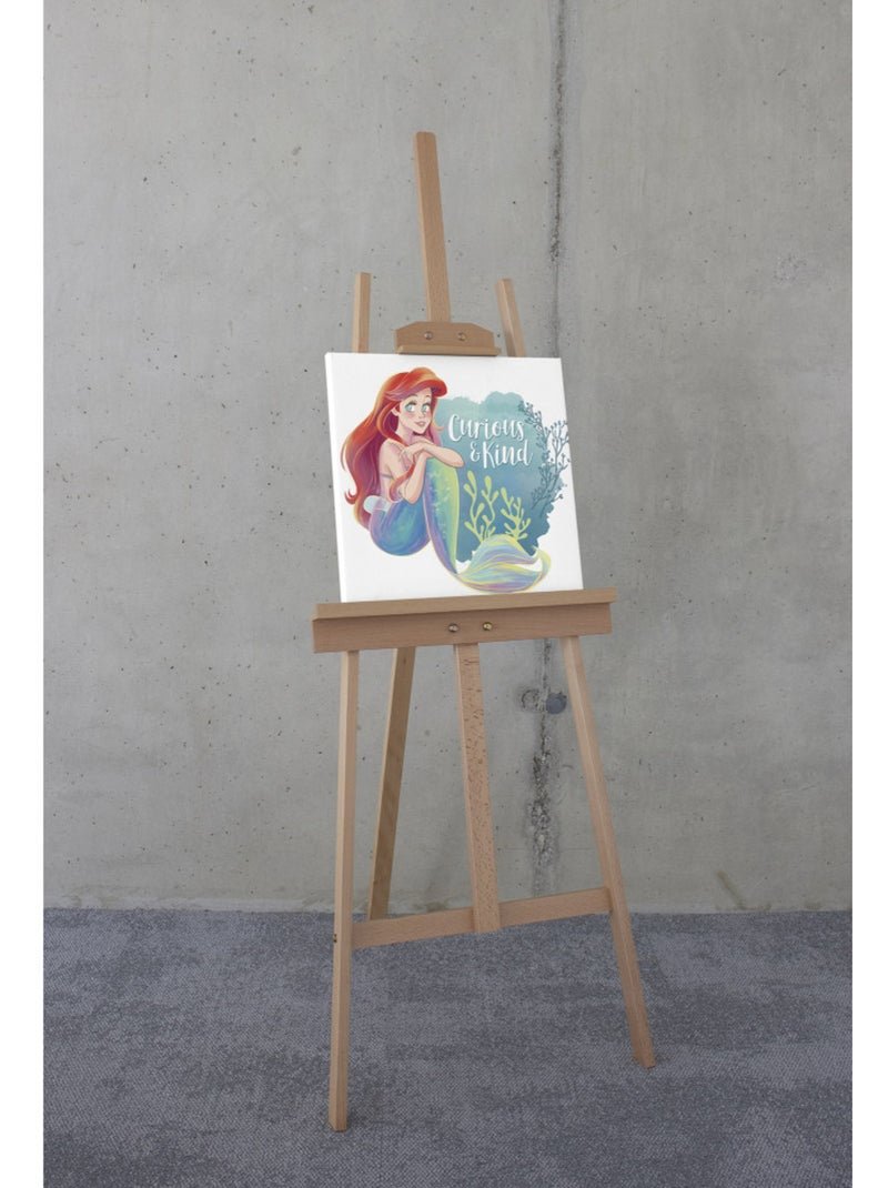 Tableau mural disney ariel curious & kind 40x40 cm Multicolore - Kiabi
