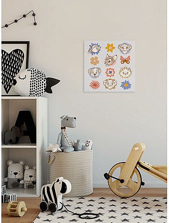 Tableau mural disney classics flowerheads 40x40 cm
