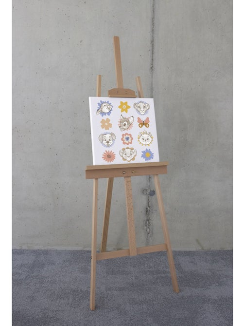 Tableau mural disney classics flowerheads 40x40 cm - Kiabi
