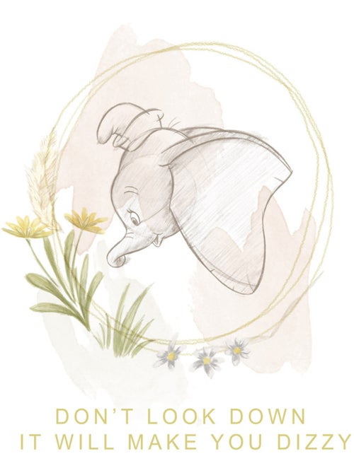 Tableau mural disney dumbo don't look down 40x40 cm - Kiabi Tableau mural disney dumbo don't look down 40x40 cm - Kiabi