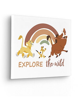 Tableau mural disney le roi lion explore the wild 40x30 cm