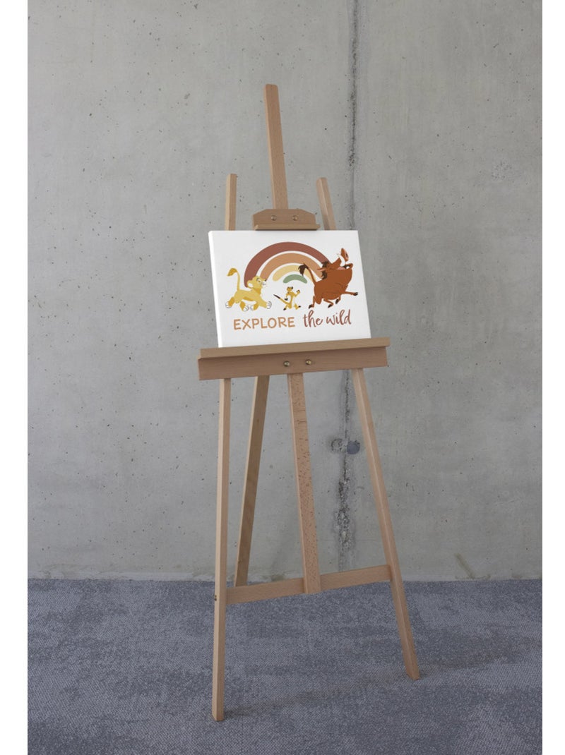 Tableau mural disney le roi lion explore the wild 40x30 cm Multicolore - Kiabi