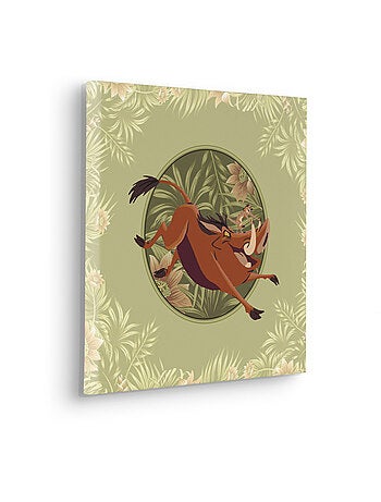 Tableau mural disney le roi lion wild and free since 1994 40x40 cm