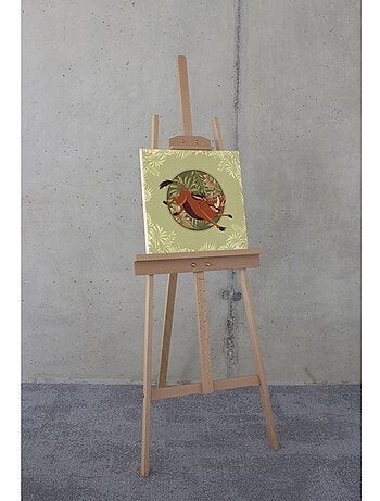 Tableau mural disney le roi lion wild and free since 1994 40x40 cm