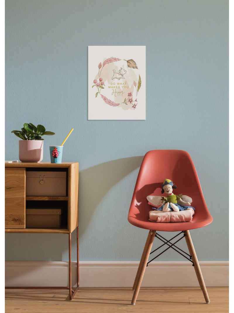 Tableau mural disney les aristochats -do what makes you happy 40x30 cm Multicolore - Kiabi