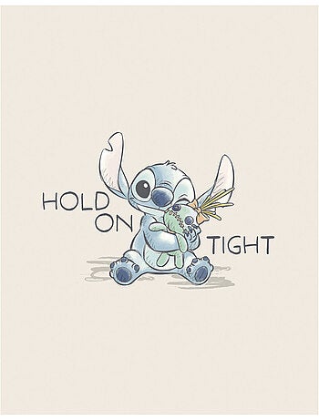 Tableau mural disney lilo and stitch hold on tight 40x30 cm