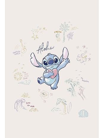 Tableau mural disney lilo and stitch in the sun 90x60 cm