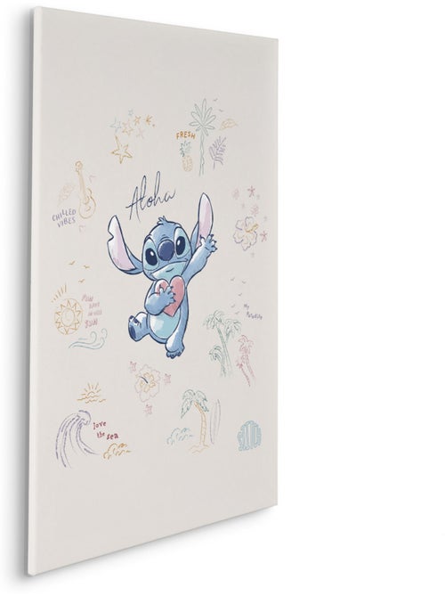 Tableau mural disney lilo and stitch in the sun 90x60 cm - Kiabi
