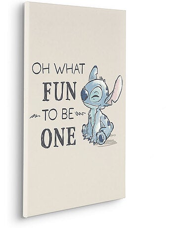Tableau mural disney lilo and stitch oh what fun 60x40 cm