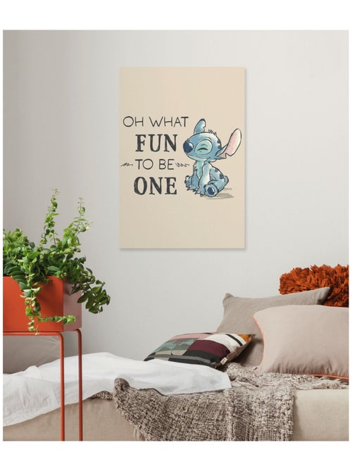 Tableau mural disney lilo and stitch oh what fun 60x40 cm - Kiabi Tableau mural disney lilo and stitch oh what fun 60x40 cm - Kiabi
