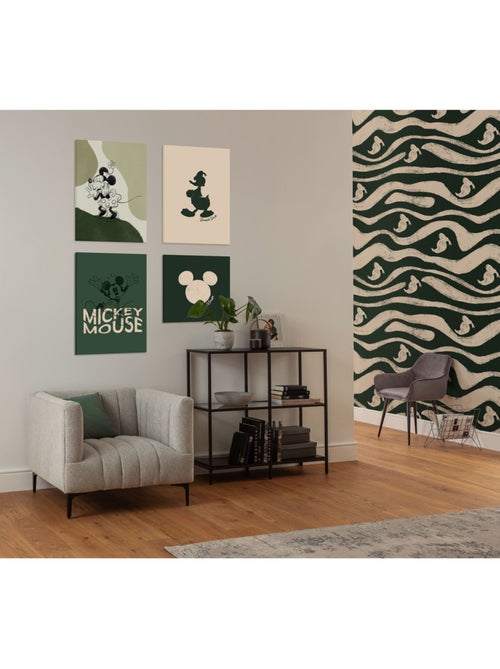 Tableau mural disney mickey mouse stamp 40x40 cm - Kiabi
