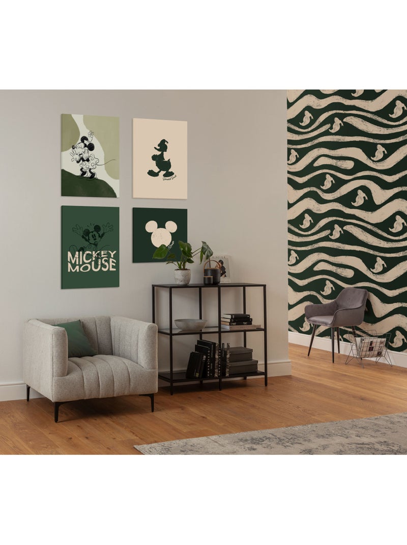Tableau mural disney mickey mouse stamp 40x40 cm Multicolore - Kiabi