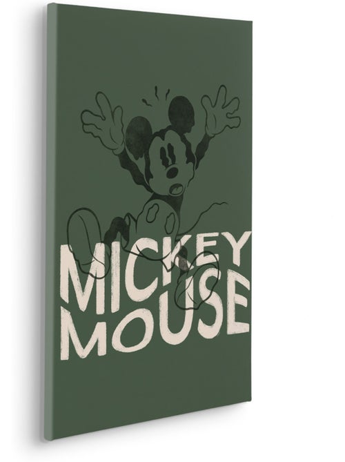 Tableau mural disney mickey mouse wavy 60x40 cm - Kiabi