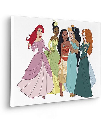 Tableau mural disney princesses together 40x60 cm